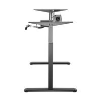 Miniatura 7 de AISENS Bastidor De Escritorio Motorizado  Altura Ajustable Con Panel De Control  80kg  Negro