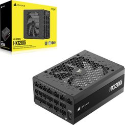 Fuente Alimentación 1200W CORSAIR  HX1200 80 PLUS Platinum Fully-Modular Negro