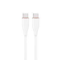 Miniatura 2 de CABLE DE CARGA Y DATOS GEMBIRD (PD) TIPO-C SILICONA ALTA CALIDAD 1,5M BLANCO