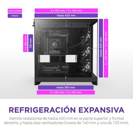 NZXT H9 H9 Flow Negro - Imagen 5 de 11 NZXT H9 H9 Flow Negro - Imagen 5 de 11