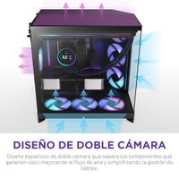 Miniatura 9 de NZXT H9 H9 Flow RGB RGB Negro