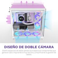 Miniatura 7 de NZXT H9 H9 Flow RGB+ RGB Blanco
