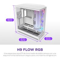 Miniatura 3 de NZXT H9 H9 Flow RGB RGB Blanco