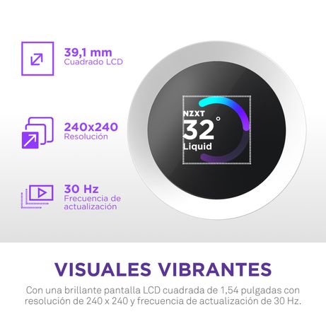 NZXT Kraken Kraken Plus RGB 240 Blanco - Imagen 5 de 11 NZXT Kraken Kraken Plus RGB 240 Blanco - Imagen 5 de 11