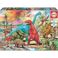 Miniatura 2 de PUZZLE INFANTIL 100 DINOSAURIOS DE 6-8 ANOS EDUCA BORRAS 13179