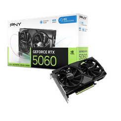 Tarjeta Gráfica PNYGeForce RTX 5060 GDDR7 8GB Negro