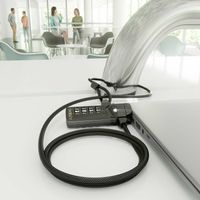 Miniatura 6 de CABLE SEGURIDAD AISENS CERRADURA COMBINACION KENSINGTON 1.5M NEGRO