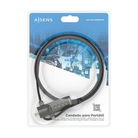 Miniatura 8 de CABLE SEGURIDAD AISENS CERRADURA COMBINACION KENSINGTON 1.5M NEGRO