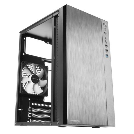 TACENS ACX Caja Mini Torre Micro ATX Frontal Aluminio Pulido Ventilador 12cm USB 3.0 Negro Negro - Imagen 5 de 8 TACENS ACX Caja Mini Torre Micro ATX Frontal Aluminio Pulido Ventilador 12cm USB 3.0 Negro Negro - Imagen 5 de 8