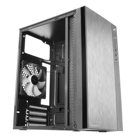 TACENS ACX Caja Mini Torre Micro ATX Frontal Aluminio Pulido Ventilador 12cm USB 3.0 Negro Negro - Imagen 7 de 8 TACENS ACX Caja Mini Torre Micro ATX Frontal Aluminio Pulido Ventilador 12cm USB 3.0 Negro Negro - Imagen 7 de 8