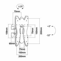 Miniatura 6 de SOPORTE DE PARED AISENS PANTALLAS 23P 42P NEGRO WT42TS-005
