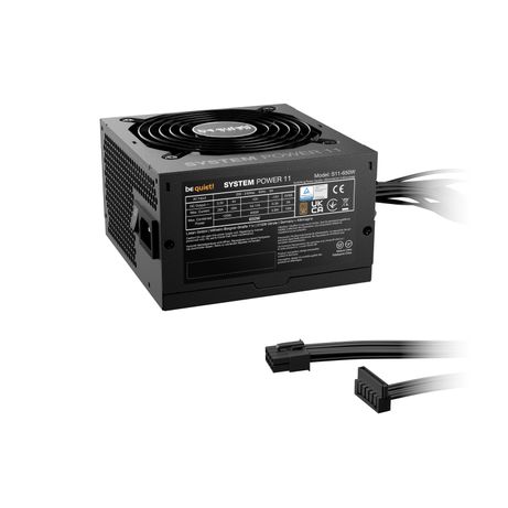 Fuente Alimentación 650W BE QUIET! System Power 11 650W 80 PLUS Bronze Non-Modular Negro - Imagen 3 de 4 Fuente Alimentación 650W BE QUIET! System Power 11 650W 80 PLUS Bronze Non-Modular Negro - Imagen 3 de 4