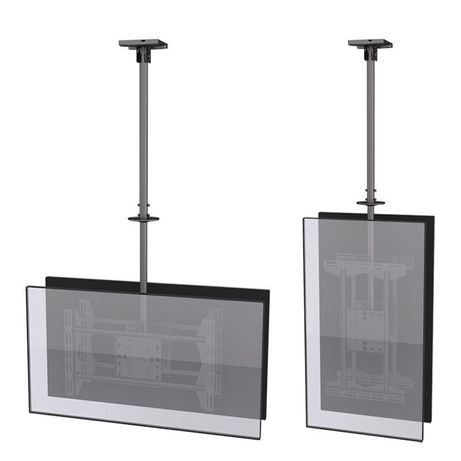 SOPORTE PANTALLA PROFESIONAL DE TECHO EQUIP 2 PANTALLAS 32"-65" INCLINABLE MAX. 50KGS - Imagen 2 de 6 SOPORTE PANTALLA PROFESIONAL DE TECHO EQUIP 2 PANTALLAS 32"-65" INCLINABLE MAX. 50KGS - Imagen 2 de 6