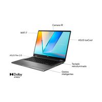 Miniatura 4 de PORTATIL ASUS VIVOBOOK 14 FLIP TP3407SA-QL065W. CORE ULTRA 7 258V. 32GB . 1TB SSD. 14" OLED. W11
