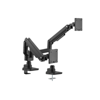 Miniatura 1 de SOPORTE DE MESA EQUIP 650182 PARA 2 PANTALLA DE 17"-35" NEGRO Max. 20Kg POR PANTALLA Max.VESA 100x10