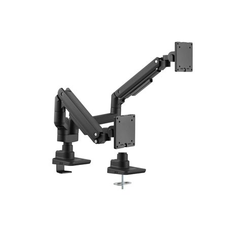 SOPORTE DE MESA EQUIP 650182 PARA 2 PANTALLA DE 17"-35" NEGRO Max. 20Kg POR PANTALLA Max.VESA 100x10 - Imagen 2 de 12 SOPORTE DE MESA EQUIP 650182 PARA 2 PANTALLA DE 17"-35" NEGRO Max. 20Kg POR PANTALLA Max.VESA 100x10 - Imagen 2 de 12