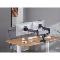 Miniatura 8 de SOPORTE DE MESA EQUIP 650182 PARA 2 PANTALLA DE 17"-35" NEGRO Max. 20Kg POR PANTALLA Max.VESA 100x10