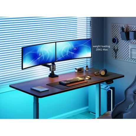 SOPORTE DE MESA EQUIP 650182 PARA 2 PANTALLA DE 17"-35" NEGRO Max. 20Kg POR PANTALLA Max.VESA 100x10 - Imagen 11 de 12 SOPORTE DE MESA EQUIP 650182 PARA 2 PANTALLA DE 17"-35" NEGRO Max. 20Kg POR PANTALLA Max.VESA 100x10 - Imagen 11 de 12