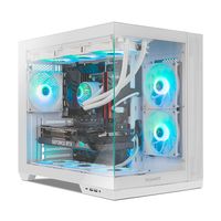 Miniatura 3 de CAJA HUMMER ASTRA NEO SEMITT ATX CRISTAL FRAMELESS BLANCO