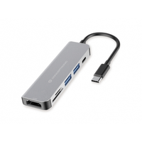 Miniatura 1 de ADAPTADOR USB-C  6EN1 CONCEPTRONIC DONN02 HDMI USB-C USB 3.0 LECTOR SD