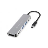 Miniatura 2 de ADAPTADOR USB-C  6EN1 CONCEPTRONIC DONN02 HDMI USB-C USB 3.0 LECTOR SD