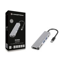 Miniatura 3 de ADAPTADOR USB-C  6EN1 CONCEPTRONIC DONN02 HDMI USB-C USB 3.0 LECTOR SD