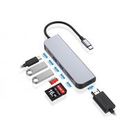 Miniatura 5 de ADAPTADOR USB-C  6EN1 CONCEPTRONIC DONN02 HDMI USB-C USB 3.0 LECTOR SD