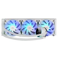 Miniatura 2 de SISTEMA DE REFIGERACION LIGUIDA MARS GAMING MLLCD360 BLANCO 3x (12x12) ILUMINACION FRGB TPD 600W