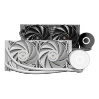 Miniatura 4 de SISTEMA DE REFRIGERACION LIQUIDA PROFESIONAL MARS GAMING MLPRO240W BLANCO 2x120mm FDB COBRE INTEL AM