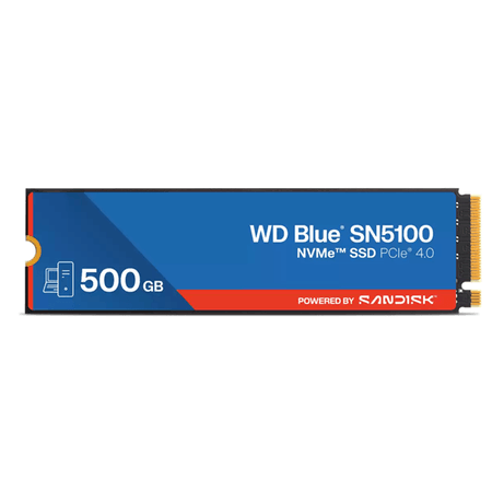 WESTERN DIGITAL WD Blue SN5100 SSD 500GB M.2 6600MB/s PCI Express 4.0 NVMe - Imagen 1 de 2 WESTERN DIGITAL WD Blue SN5100 SSD 500GB M.2 6600MB/s PCI Express 4.0 NVMe - Imagen 1 de 2