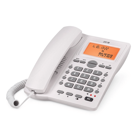 SPC 3612B Telefono OFFICE ID 2 LCD Blanco - Imagen 1 de 4 SPC 3612B Telefono OFFICE ID 2 LCD Blanco - Imagen 1 de 4