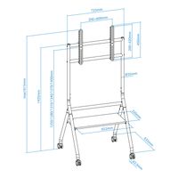 Miniatura 10 de Tooq IDreams Soporte suelo pantallas 37-86