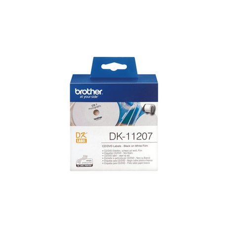 BROTHER Rollo de Etiquetas Plasticas para CD/DVD de 58mmx58mm de 100 Uds. - Imagen 1 de 1 BROTHER Rollo de Etiquetas Plasticas para CD/DVD de 58mmx58mm de 100 Uds. - Imagen 1 de 1
