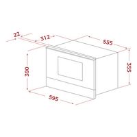 Miniatura 7 de HORNO MICROONDAS CON GRILL TEKA MS 6220 BIS R INOX 21,56 LITROS INOX