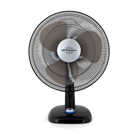 VENTILADOR SOBREMESA ORBEGOZO TF 0134 30 CM 40W 3 VELOCIDADES - Imagen 3 de 6 VENTILADOR SOBREMESA ORBEGOZO TF 0134 30 CM 40W 3 VELOCIDADES - Imagen 3 de 6