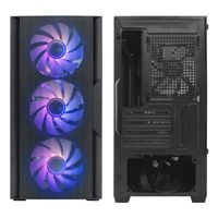 Miniatura 4 de COOLBOX  COOLBOX GAMING CAJA MATX GM220 FUSION NEGRA MESH USB-C 3.2 GEN1 SIN FTE+ 4 VENT. ARGB RGB Negro