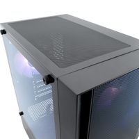 Miniatura 6 de COOLBOX  COOLBOX GAMING CAJA MATX GM220 FUSION NEGRA MESH USB-C 3.2 GEN1 SIN FTE+ 4 VENT. ARGB RGB Negro