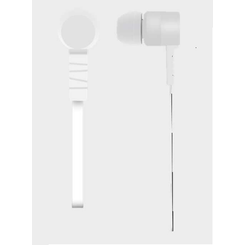 IN-EAR HEADPHONES WHITE RETAIL BOX IN