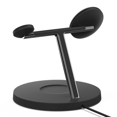 BASE DE CARGA POWERHOUSE BELKIN WIZ017VFBK APPLE WATCH, iPHONE MAGSAFE 15W & AIRPODS COLOR NEGRO - Imagen 4 de 10 BASE DE CARGA POWERHOUSE BELKIN WIZ017VFBK APPLE WATCH, iPHONE MAGSAFE 15W & AIRPODS COLOR NEGRO - Imagen 4 de 10