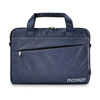 Miniatura 2 de MALETIN NGS CHARTER 15.6" AZUL OSCURO JASPEADO CON BOLSILLO EXTERIOR