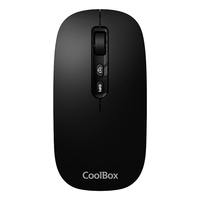 Miniatura 1 de RATON COOLBOX W02-IA 1.600DPI INALAMBRICO NEGRO