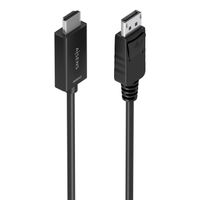 Miniatura 2 de AISENS Cable conversor DisplayPort a HDMI 4K 60Hz  DP M HDMI M  Negro  1 5m