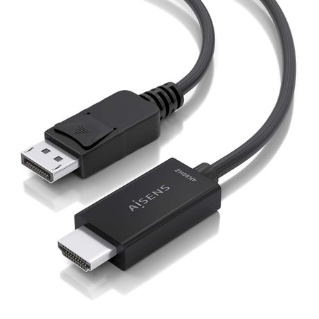 AISENS Cable conversor DisplayPort a HDMI 4K 60Hz DP M HDMI M Negro 1 5m - Imagen 4 de 6 AISENS Cable conversor DisplayPort a HDMI 4K 60Hz DP M HDMI M Negro 1 5m - Imagen 4 de 6