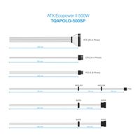 Miniatura 6 de Fuente Alimentación 500W TOOQ  TQAPOLO-500SP No Non-Modular Silver