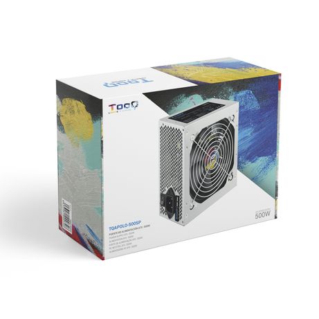 Fuente Alimentación 500W TOOQ TQAPOLO-500SP No Non-Modular Silver - Imagen 8 de 8 Fuente Alimentación 500W TOOQ TQAPOLO-500SP No Non-Modular Silver - Imagen 8 de 8