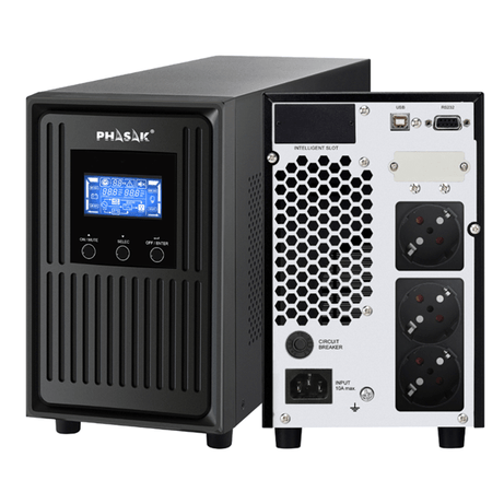 Phasak Conqueror Pro sistema de alimentaci n ininterrumpida UPS Doble conversi n en l nea 1 kVA 900 W - Imagen 1 de 9 Phasak Conqueror Pro sistema de alimentaci n ininterrumpida UPS Doble conversi n en l nea 1 kVA 900 W - Imagen 1 de 9