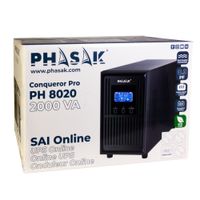Miniatura 6 de Phasak Conqueror Pro sistema de alimentaci  n ininterrumpida  UPS  Doble conversi  n  en l    nea  1 kVA 900 W