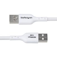Miniatura 5 de Cable Cargador USB-A a USB-C de 3m - USB-A a USB Tipo C M/M - Blanco