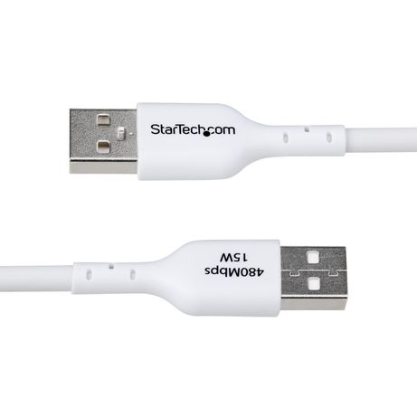 Cable Cargador USB-A a USB-C de 3m - USB-A a USB Tipo C M/M - Blanco - Imagen 5 de 10 Cable Cargador USB-A a USB-C de 3m - USB-A a USB Tipo C M/M - Blanco - Imagen 5 de 10