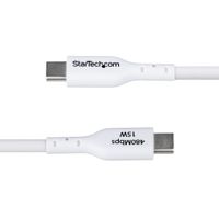 Miniatura 6 de Cable Cargador USB-A a USB-C de 3m - USB-A a USB Tipo C M/M - Blanco